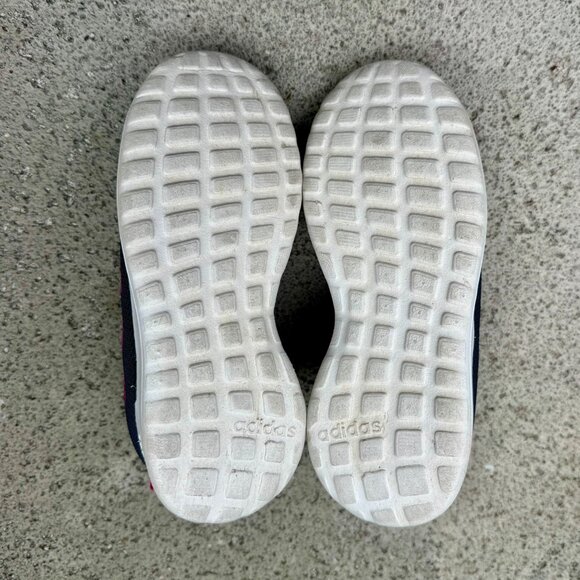 ADIDAS Slip On Sneakers Girls 8 8K Running Shoes Blue Lite Racer Toddler Girl - Picture 8 of 8